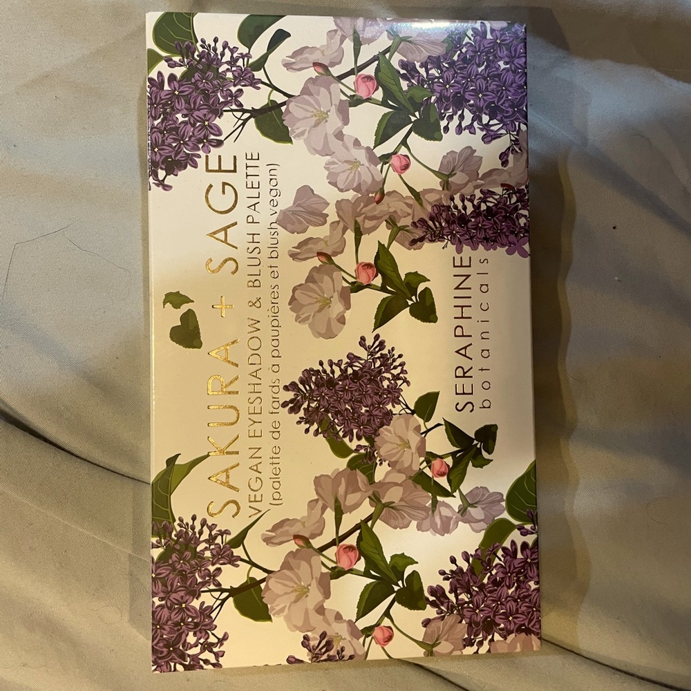 Sakura And Sage Vegan Eyeshadow And Blush Palette